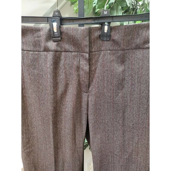 Kasper Women Gray Polyester Modern Fit Contour Waist Wide Leg Dress Pant Size 14 - Picture 2 of 12